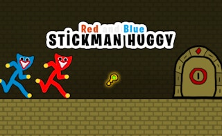 Image Red and Blue Stickman Huggy